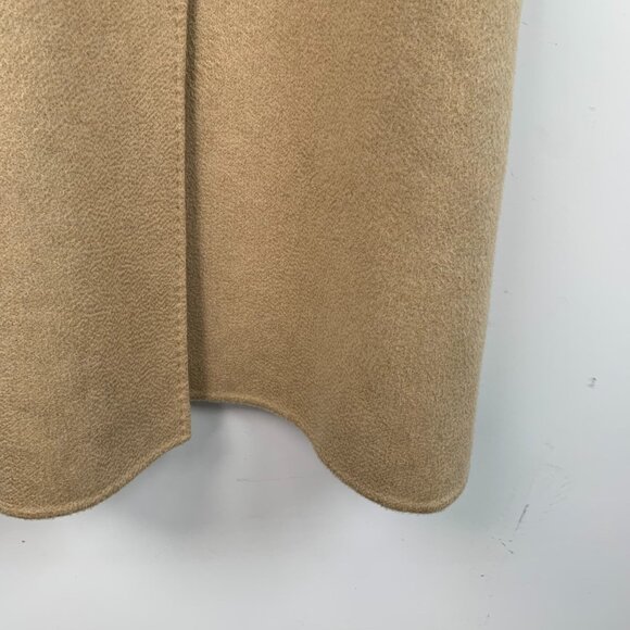 Max Mara Womens Camel Wool Blend Long Coat Made In Italy - Picture 5 of 7